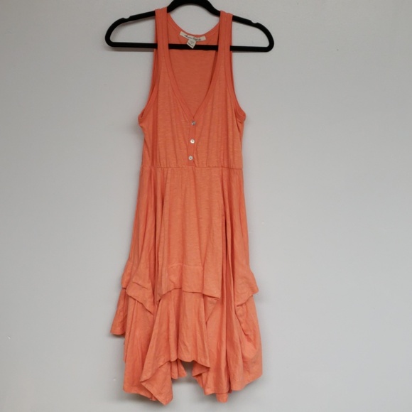 American Rag cie Dresses & Skirts - American Rag cie Orange Ruffle Tank Dress